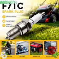 IARMARIOQR Spark Plug, Standard F7TC F7TC Plug, Metal Engine Plug