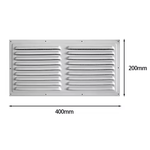 Aluminum Alloy Air Vent Grille Heating Cooling Vents Plate Exhaust Outlet Window Square Vent Metal 2
