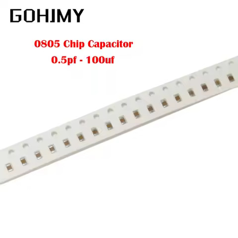 100pcs 0805 SMD Chip Multilayer Ceramic Capacitor 0.5pF - 47uF 10pF 22pF 100pF 1nF 10nF 100nF 0.1uF 