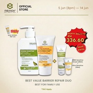 REMDII Best Value Duo Set 250ml+150ml | Sensitive + Ultra Sensitive Cream | Krim Eksim Set Jimat Non