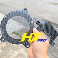 NVX155 V1 V2 & NMAX155 V2 COVER CVT TRANSPARENT CLEAR TEDAL 3MM (SIAP SCREW 1SET) ENGINE COVER NMAX 