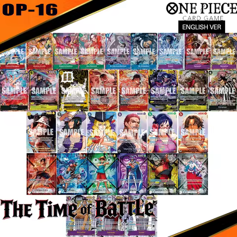 Diy One Piece English Op16 Booster Pack The Time of Battle Ace Izo Newgate Zehahahahaha Teach Buggy