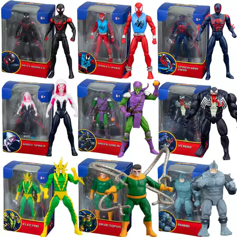 ZD Original Spider Man 4inch GREEN GOBLIN Doctor Octopus VENOM Action Figures MILES GWEN ELECTRO SCA