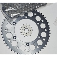 yamaha yz sprocket set yz125/yz125x 2 stroke and yz250f/yz250fx 4 stroke 520