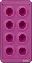 contento 65563 Ice Cube Tray, Pink, Size: 8.4 x 4.3 x 1.3 inches (21.4 x 11 x 3.2 cm)
