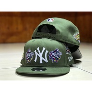 [DISCOUNT] Topi Unisex Hat NY YANKEES SIDE PATCH MLB CAP (Green)