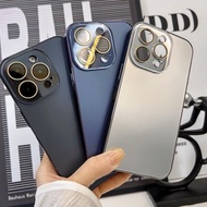 Casing Lens Protection Pro Luxury Chrome Matte Case IP 16 16 Pro 16 Pro Max 16 Plus Lens Camera Prot