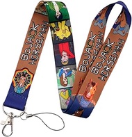 Bojack Horseman Animated Comedy TV Show Will Arnett 17.7" Neck Lanyard Keychain Holder ID Badge Mobi
