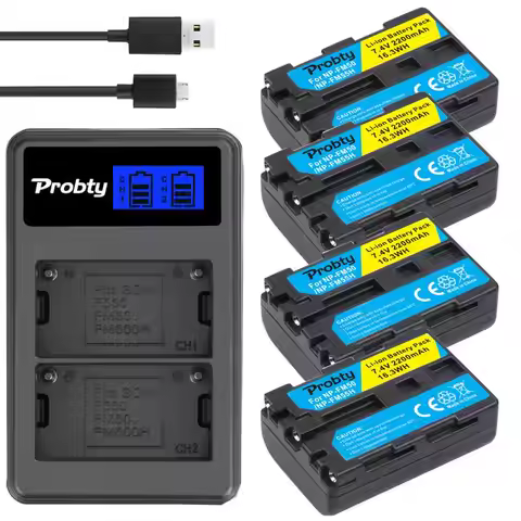 2200mAh NP-FM50 NPFM50 NP FM50 FM50h Battery+LCD Dual Charger for Sony NP-FM51 NP-FM30 NP-FM55H DCR-