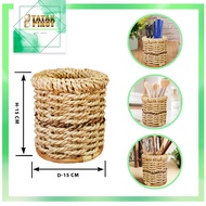 TATAK PINOY Rattan Basket Storage Baskets Shelf Organizer Container Bins Creative Basket, Egg Tray, Dish Bowl Basket Container Centerpiece Bowl Fruit &amp; Vegetables Storage Basket Fashion Luxury Candy Dish Dry Pots for Living Room Kitchen Office