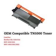 OEM Brother Cartridge TN1000 TN2150 TN2280 Toner Cartridge