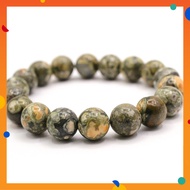 Natural Green Rhyolite Bracelet