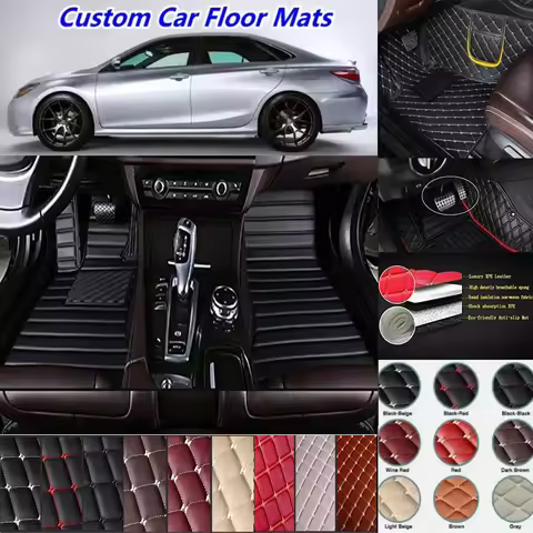 all weather leather Car Floor Mats For BMW Z4 E85 E86 E89 G29 Auto Carpets Foot floor liners Accesso