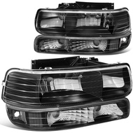 DNA MOTORING HL-OH-CS99-2P-CH Headlight Assembly, Driver and Passenger Side