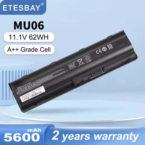 ETESBAY MU06 62WH Laptop Battery For HP Pavilion G4 G6 G7 G32 G42 G62 G72 CQ56 CQ72 DM4 DM4T HSTNN-Q