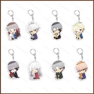 ST3 Fruits Basket Keychain Anime Acrylic Bag Pandant Keyring 6cm Honda Tohru Sohma Kyo Sohma Yuki Ke