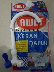 KRAN CUCI PIRING PLASTIK PE 1/2" Anti Karat , Sangat Awet