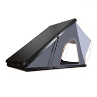 Camping Aluminum 4 Person Roof Top Tent Car Rooftop Tent Triangle Clamshell Hard Shell Top Roof Tent