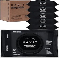 HAVIT Prime Edition for Men, Unscented Flushable Wet Wipes 360 Count