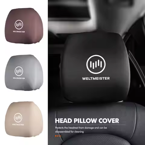 Car Seat Headrest Anti-Dirty Elastic Pillow Protective Cover For Weltmeister W6 Ex5z E5 Ex6plus Alca