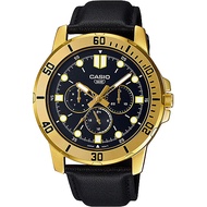 Casio นาฬิกาข้อมือผู้ชาย 6 เข็ม สายหนัง รุ่น MTP-VD300 ของแท้ประกันศูนย์ CMG