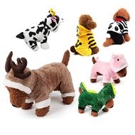 Pet Dreamworks Animal Shape Warm Transformation Clothes Four-Legged Elk Dinosaurs