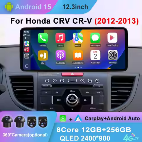 12.3 inch Screen for Honda CRV CR-V 2012 - 2013 Car Radio WIFI Navigation Multimedia Video Player Wi