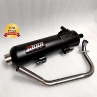 (full set) ORBR silent killer pipe click 125 click 150 160 beat new beat fi beat carb/ muffler pipe 