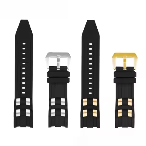 26mm rubber Watch strap accessories compatible for Invicta Russian Professional Divers silicone meta