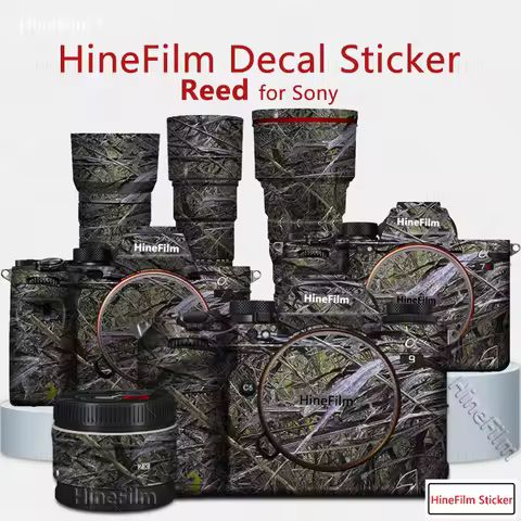 Hinefilm Skin for Sony A7M4 A7R5 Camera Decal Skin for Sony FE200-600 Lens Sticker 200600 Wrap Cover