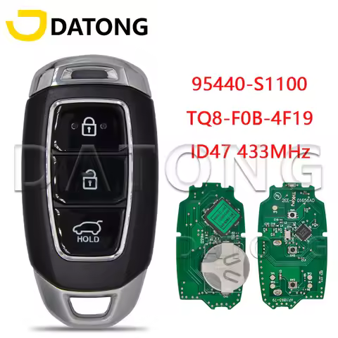Datong World Car Remote Control Key For Hyundai Santa Fe 2018 2019 2020 FCC TQ8-F0B-4F19 ID47 NCF29A