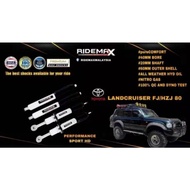 LAND CRUISER FJ HZJ 80 RIDEMAX LIFT UP 2" HIGH LOW ABSORBER TWIN TUBE GAS SHOCK HEAVY DUTY FRONT REA