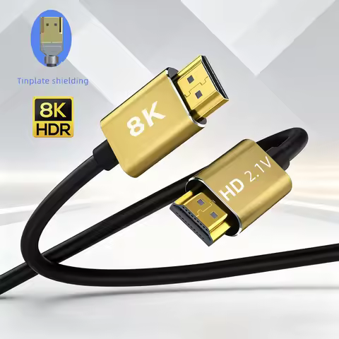 HDMI 2.1 Cable 8K 60Hz 4K 120Hz 48Gbps eARC HDCP CL3 In-Wall High Speed HDMI Cord For TV PS5 Xbox So