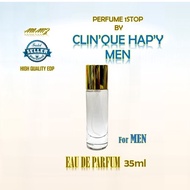 PERFUME CL1N1QUE HA'PY MEN 35ML (HIGH QUALITY EDP) MINYAK WANGI EAU DE PARFUM
