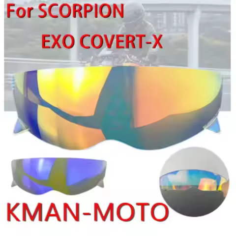 Combat Covert-X Visor for Scorpion Helmet Face Shield Uv Protection Motorcycle Helmet Accessories