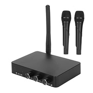 Wireless Karaoke System, Metal Professional Dynamic Wireless Microphone KaraokeMixerSystem K2 Intelligent Terminal for P