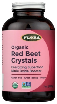 Organic Red Beet Crystals, Energizing Superfood, Nitric Oxide Booster, Vegan, Equals 5.5 lbs. of Red