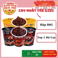 Ghost Pepper Spicy Noodles - The Spicyest Chicken Noodles in the World - Super Spicy 1st - Box of 80