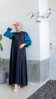 Gamis Halwa terbaru MELODY DRESS By Halwa Apparel