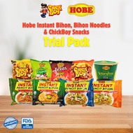 Hobe Instant Bihon, Sotanghon & ChickBoy Snacks Trial Pack