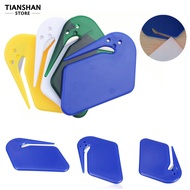 Tianshan Letter Opener Office Safe Guarded Plastic Stainless Steel Blade Envelope Cutter