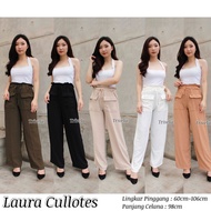 Pocket PANTS / WOMEN'S CRINGKLE POCKET PANTS / ANTI FALL PANTS / JUMBO PANTS / SJJ / LAURA / RUBBER 