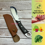 TM / Pisau Dapur / Pisau lapah / potong daging / sayur / buah-buhan / carbon steel /FREE sarung / 26