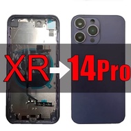 Popular Diy For XR to 14Pro Chassis XR like 14 Pro housing Backshell DIY housing XR convert to 14 Pr