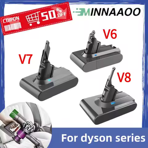 Vacuum Cleaner Rechargeable Battery for Dyson V6 V7 V8 Series SV07 SV09 SV10 DC58 DC31 DC34 Absolute
