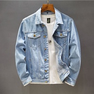 Denim Jackets 3 Spring and Autumn Popular Denim jackets for men's Korean slim fit jackets, oversized upper garment, New Year denim jacket jiahuiqi