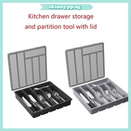 skin Convenient Drawer Divider Kitchen Drawer Organizer for Spoons and Forks