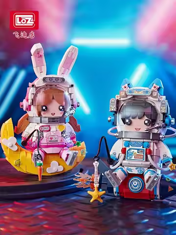 LOZ mini Blocks Teens Building Bricks Toys Astronaut Gift Home Decor 1753 1754