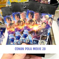 [Có sẵn] Pack thẻ nhân phẩm Thám Tử Conan pola Movie 28 chính hãng - card Detective Conan pola