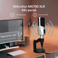 Bonkyo Mk700 48V Microphone Dual Big Head Xlr Head Professional